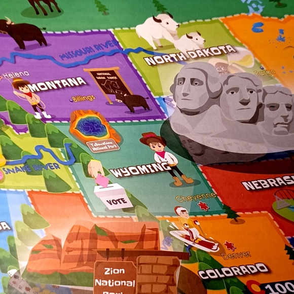USA interactive Map learning toy for kids. - Picture 5 of 10
